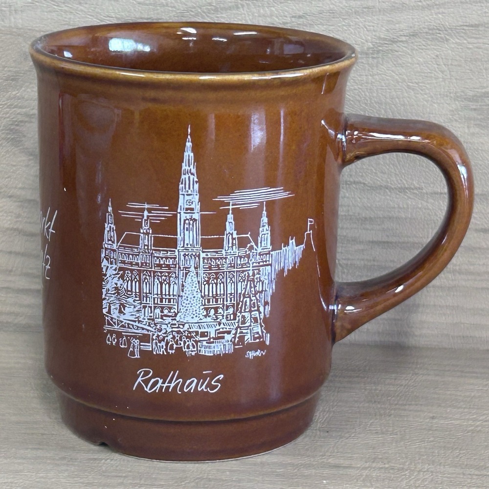 Wiener Christkindlmarkt am Rathaȗsplatz Mug Cup Vienna Theater
